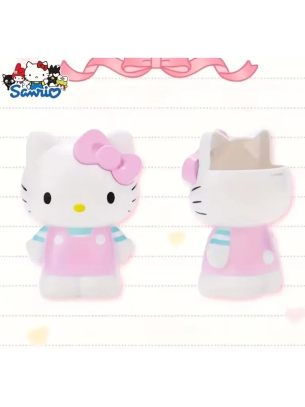 Hello Kitty Sanrio Large-Capacity Pen Holder – Kawaii Desk Organizer for Station